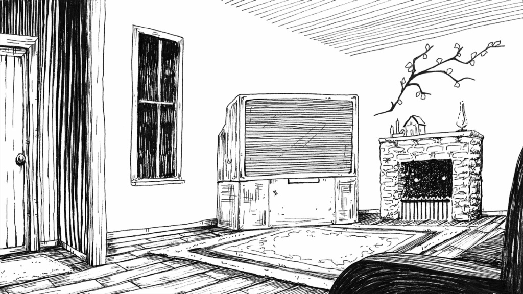 The Living Room in "Is it Paranoia If They're Watching You"