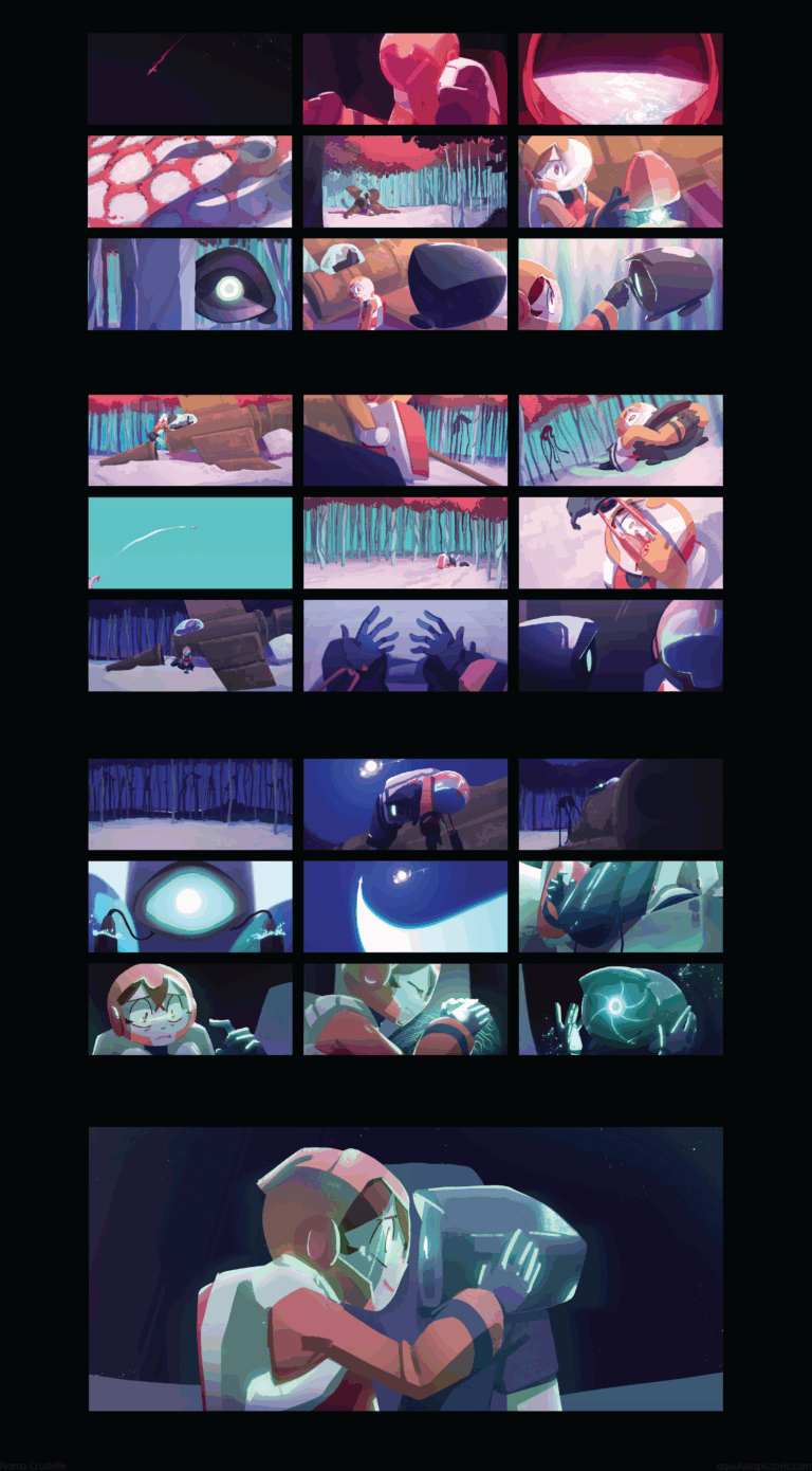 Color Script for Project: Noma Crudelle